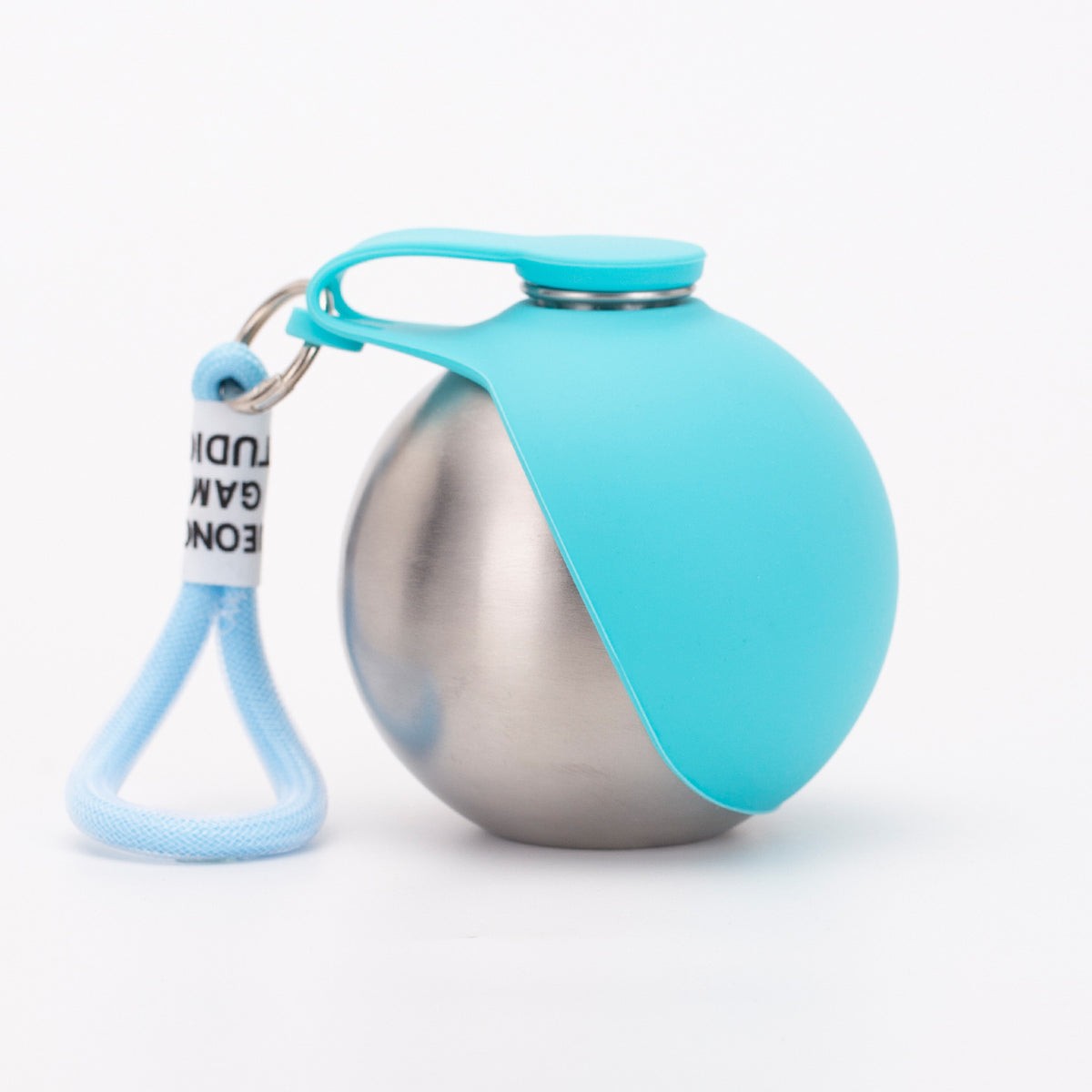 Portable Dog Water Bottle – 304 Stainless Steel Travel Water Dispenser with Carry Rope