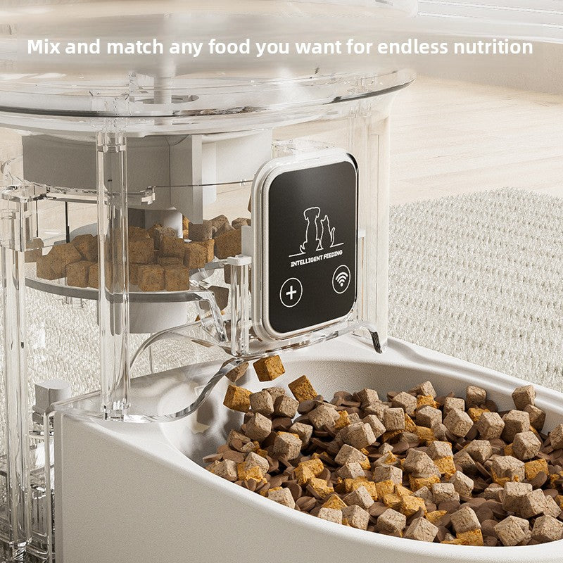 Automatic Pet Feeder – 4L Smart Food Dispenser with Timer